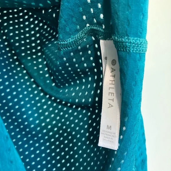 Athleta Teal Short Sleeve Top - Picture 4 of 4